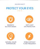 Lámpara De Iluminación Industrial LED Para Máquina De Costura Luz Magnética De Alta Brillo Para Trabajos En Mesa Y Perforadoras Con Enchufe EU/US - details 9