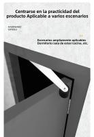 Parador De Puerta De Acero Inoxidable 304 Anticolisión Con Limiter De 90 Grados Material De Goma Durable Para Abertura Esquerda E Direita - details 3