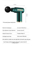Mini Masajeador De Fascia Inalámbrico Para Relajación Muscular Equipo De Masaje Cervical Membrana Rob Armado Instrumento De Masaje - details 18