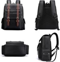 Mochila para mujer, hombre, universidad, mochila para ordenador para mujer, mochila grande de cuero, mochila negra para profesores, mochila de viaje, mochila de viaje aprobada para llevar en vuelo - details 2