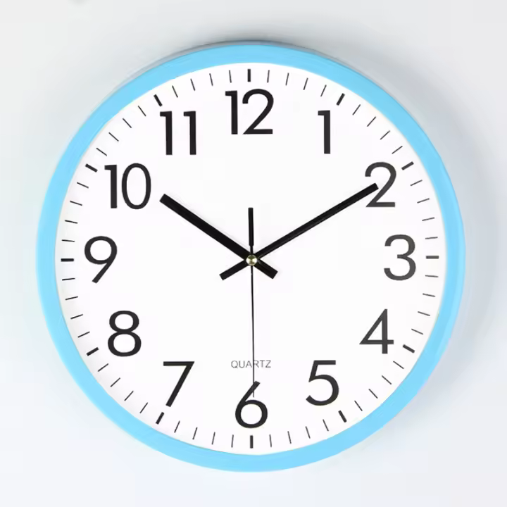 Reloj de pared Modern Diseño atemporal with exphere Redonda ultratransparente Reloj de Salón ultrasolencioso 25 cm/10 pulgadas - 1