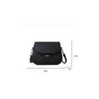 Bolso Cruzado de cuero PU para Mujer, Cartera de diseño, semicircular, estilo Retro, at fashion - details 32