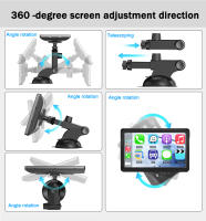 Reproductor Multimedia Para Coche Universal 7 Pulgadas Con Carplay Y Android Auto HD Pantalla Táctil FM AUX USB Bluetooth Sin Cable - details 15