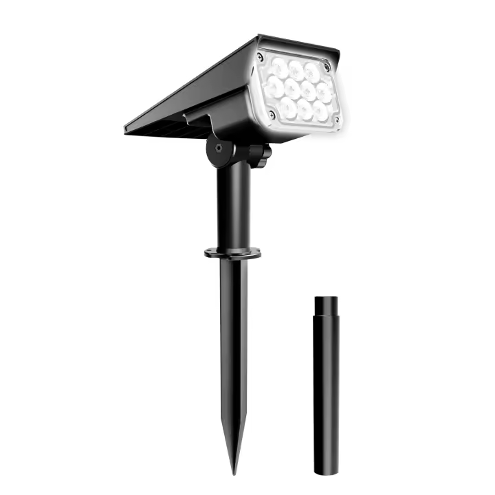 TSUN Luz Solar Exterior 3000K/6000K/RGB Luz Solar Para Jardín IP65 Spotlight Para Paisaje Camino Luz De Pared Solar - 1
