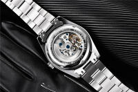 Reloj De Pulsera Mecánico Para Hombres BENYAR Marca De Lujo Acero Inoxidable Resistente Al Choque Con Marcadores Arábigos Y Calendario Completo - details 12