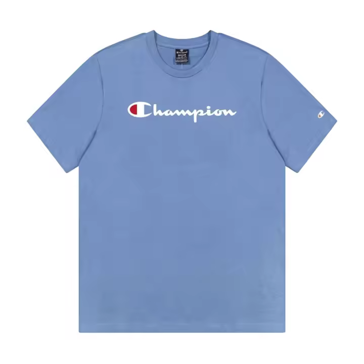 Camiseta de Manga Corta Champion  para hombre en color azul - 1