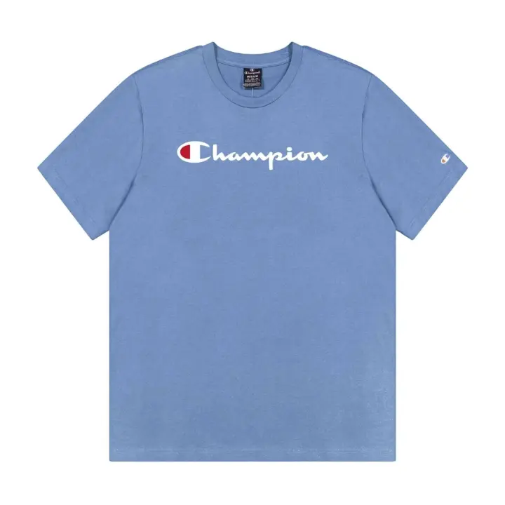 Camiseta de Manga Corta Champion  para hombre en color azul - 1
