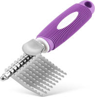 Cepillo Desenredador Para Mascotas Con Hojas De Seguridad Largas Herramienta Para Desenredar El Pelaje De Perros Y Gatos Adecuado Para Cabello Bajo Y Enredado - details 0