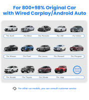 Adaptador Wireless Carplay Android Auto 2en1 Dongle Inteligente USB Tipo-c 5G WIFI Para Volvo Benz Audi Kia Hyundai VW Mazda Cadillac MG - details 11