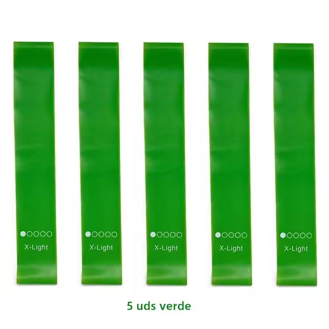 Set De Bandas De Resistencia TPE Ejercicio De Fortalecimiento Muscular Yoga Equipo De Gimnasio Lazo Elástico De Goma Para Entrenamiento De Brazos Piernas Y Caderas - 1