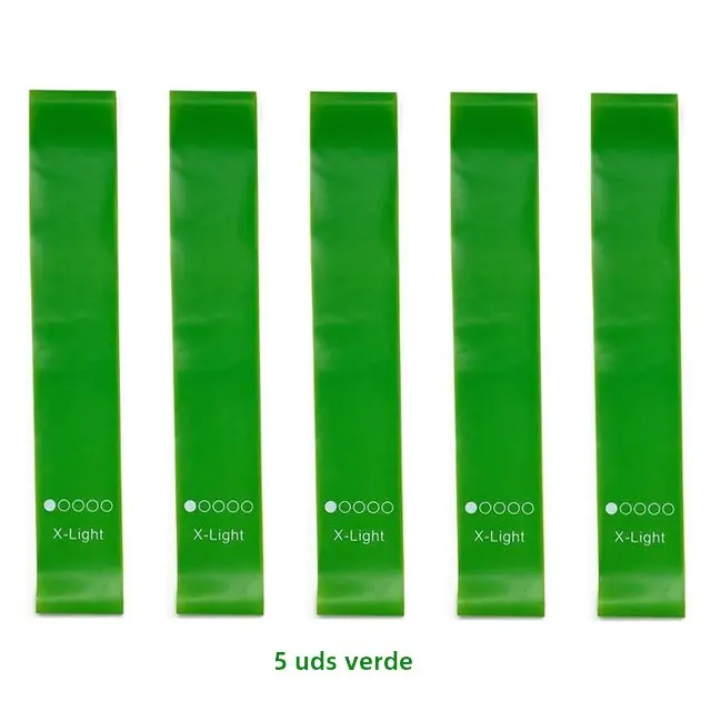 Set De Bandas De Resistencia TPE Ejercicio De Fortalecimiento Muscular Yoga Equipo De Gimnasio Lazo Elástico De Goma Para Entrenamiento De Brazos Piernas Y Caderas - 1