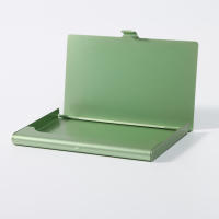 Caja De Metal Para Tarjetas De Negocio Creativa De Aleación De Aluminio Portaidentificación Y Monedas Unisex Colorido - details 48