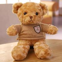 Oso De Peluche Teddy De 30cm Con Suéter Adorable Animal De Peluche Suave Regalo Perfecto Para Niños Material De Poliéster Relleno De Algodón PP - details 4