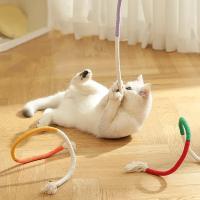 Juguetes Interactivos Para Gatos Mordedor De Algodón Con Hierba De Plata Telescopio Para Gatos Juguetes Para Masticar Accesorios Para Mascotas - details 4