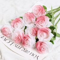 5/10Pcs Bouquet De Flores Artificiales De Rosa Para Decoración De Hogar Boda Centro De Mesa Arreglo Floral Jardín Estilo Seda - details 11
