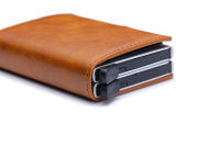 Porta Tarjetas De Crédito De Fibra De Carbono Para Hombres Doble Protección Anti RFID Funda De Monedero Metálico Minimalista Para Negocios Regalo - details 16