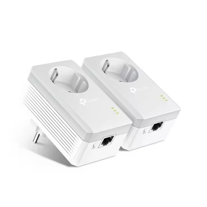 TP-Link TL-PA4010P KIT PLC Powerline Red Eléctrica AV600 Con Enchufe Incorporado - 1