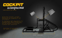MODAUTO COCKPIT CON SOPORTE PARA MONITOR,ESTRUCTURA SIMULADOR,ESTRUCTURA PARA VIDEO JUEGO - details 0