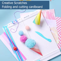 KW-trio 13095 Trimmer De Papel Herramienta De Marcado 7 En 1 Cortadora De Papel Para Manualidades Y Scrapbooking Con Hojas De Corte Y Marcado - details 17