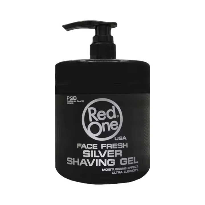 RED ONE Gel de afeitado - Face Refresh SILVER 1000ml - 1