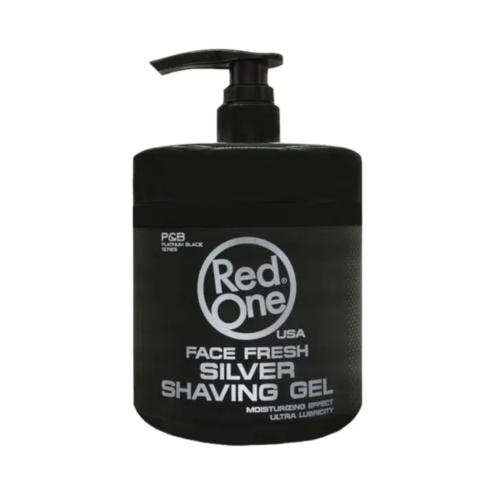 RED ONE Gel de afeitado - Face Refresh SILVER 1000ml - 1