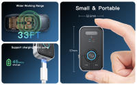 Adaptador de Audio AUX para coche, receptor y transmisor con Bluetooth 5,3, conector de 3,5mm, inalámbrico, para auriculares, altavoces de TV - details 2