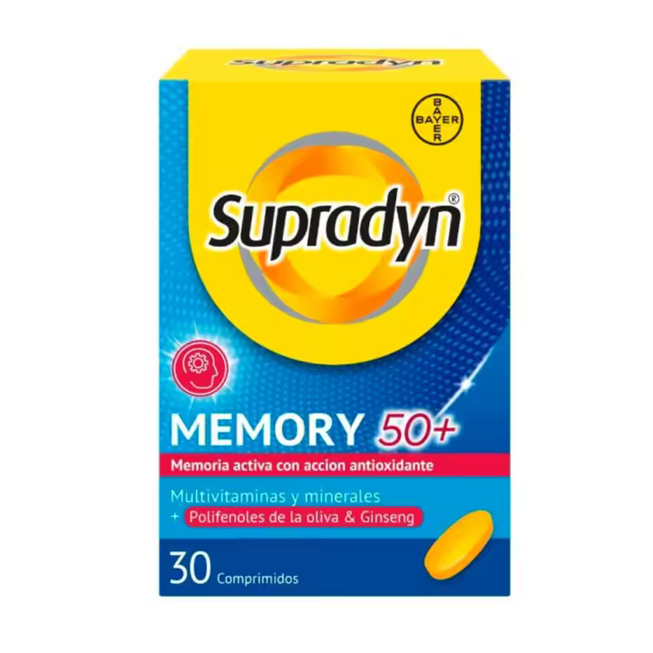 Supradyn Memoria 50+ 30 Comprimidos - 1
