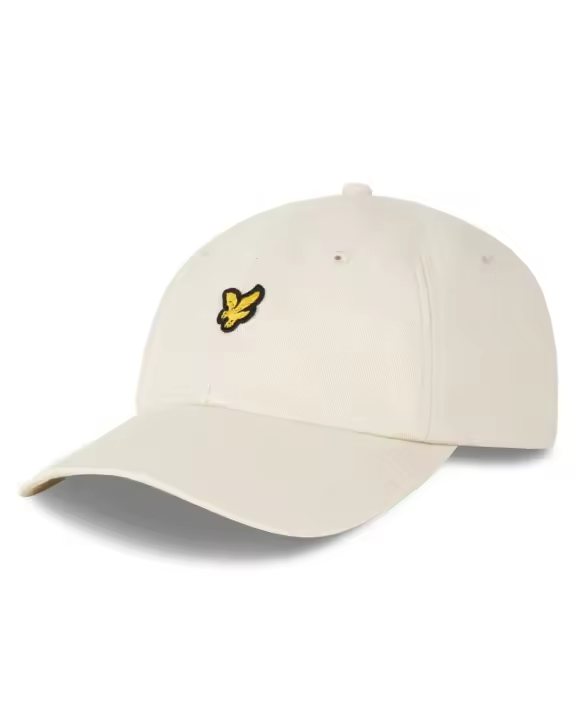 Gorra Lyle&Scott Beige Algodón Diseño Sesámo Logo Amarillo - 1