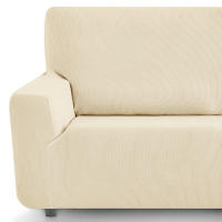 Eiffel Textile - Funda de Sofá Elástica Adaptable. Protector Cubre Sofa. Liso Lavable Resistente Transpirable. Con Elastomero. Modelo Rústica - details 0