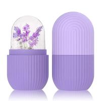 Molde De Hielo De Silicona Para Cuidado De La Piel Belleza Contorno Levantamiento Glóbulos De Hielo Masajeador Facial Reducción De Acné - details 6
