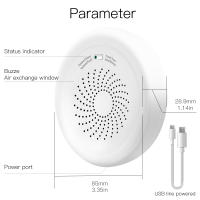 Detector De Fugas De Gas Inteligente ZigBee Sensor Combustible Tuya Seguridad Doméstica Sistema De Alarma Control Remoto Por App Smart Life - details 16