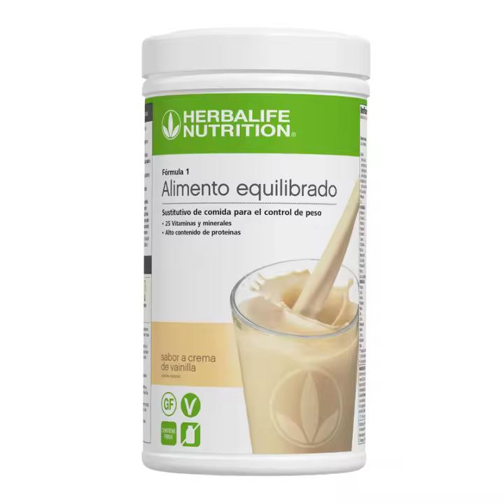 HERBALIFE BATIDO VAINILLA , alimento saludable con proteinas 550 gr - 1