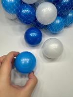 Pelotas Multicolores para Piscina y Parque Infantil, 5,5 cm, Sin BPA – Pack de 50 a 800 Unidades, Azul Nácar, Celeste y Perla | Bolas de Juego Seguro para Niños y Bebés, Ideales para Piscinas, Playground y Espacios Acuáticos - details 11
