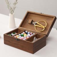 Caja De Hilo Y Agujas Vintage Para Costura Organizador De Almacenamiento Para Manualidades Y DIY Caja De Madera Para Mujeres Adultos - details 10