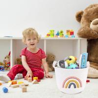 Cesta de ropa para bebé, cesta de juegos para niños, cesta de almacenamiento, duradera, compacta y exquisita, organización multifuncionales, perfecta para el hogar, juegos y ropa. - details 1