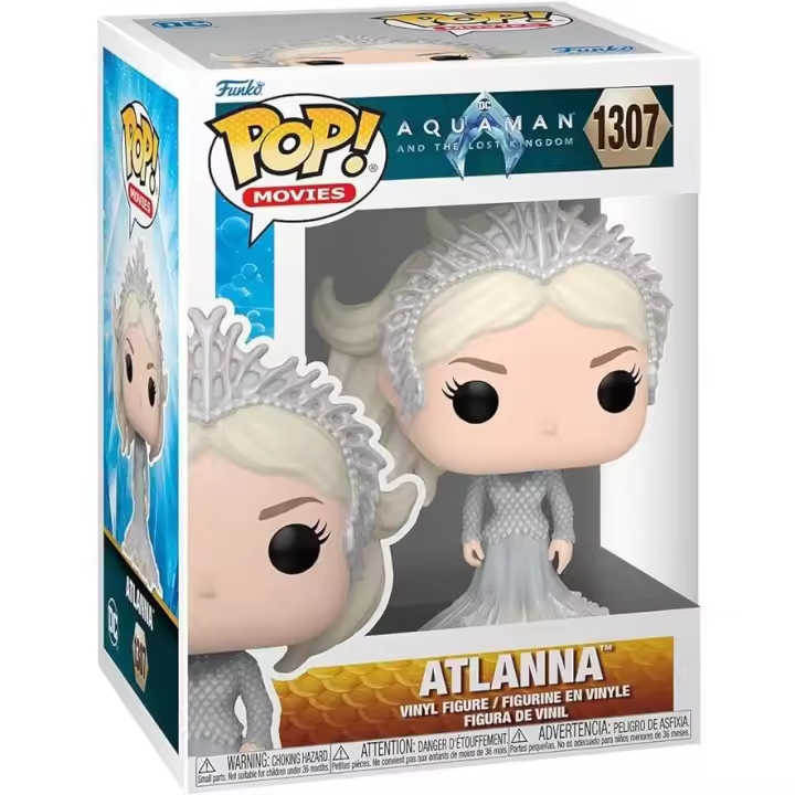 Funko Pop! Movies: DC - Atlanna - Aquaman - Figura de Vinilo Coleccionable - Idea de Regalo- Mercancia Oficial - Juguetes para Niños y Adultos - Movies Fans - Muñeco para Coleccionistas y Exposición - MR POPYE - 1
