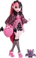 Monster High Draculaura Muñeca articulada con Mascota y Accesorios de Moda, Juguete +4 años (Mattel HHK51) - details 1
