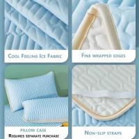Cubierta De Suelo Para Cama Individual/Doble/Camilla Estilo Verano Fresco Con Banda Elástica En Cuatro Esquinas Edredón De Cama - details 3