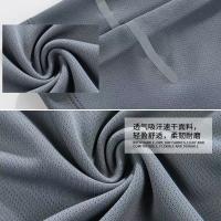 Camiseta De Hombre De Seda Hielo Para Verano Con Manga Corta Estilo Casual Transpirable Y Secado Rápido Camiseta Deportiva Para Bajar La Temperatura - details 5