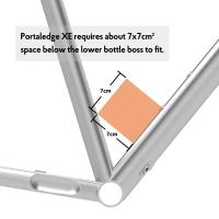 Portaledge XE Soporte De Manguera Para Bicicleta Montaje De Botella B-Rad Para Herramientas Y Tubos Internos Componentes - details 6