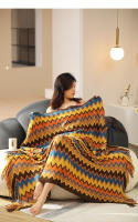 Manta Boho Azteca Baja Estilo Geométrico Tapiz Colgante Para Sofa Cubierta Slipcover Decorativa De Poliéster/Celulosa Manta Portátil Para Adultos - details 4