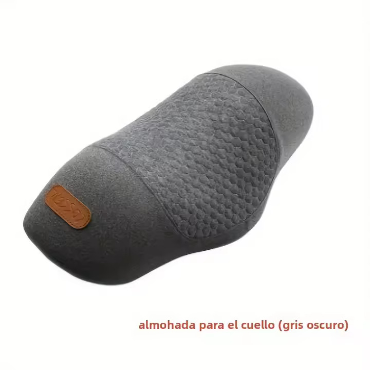 Almohada De Masaje Para El Cuello Eléctrica Con Compresión Caliente Y Vibración Espuma De Memoria Soporte Para La Columna Vertebral Relajante Para Dormir - 1