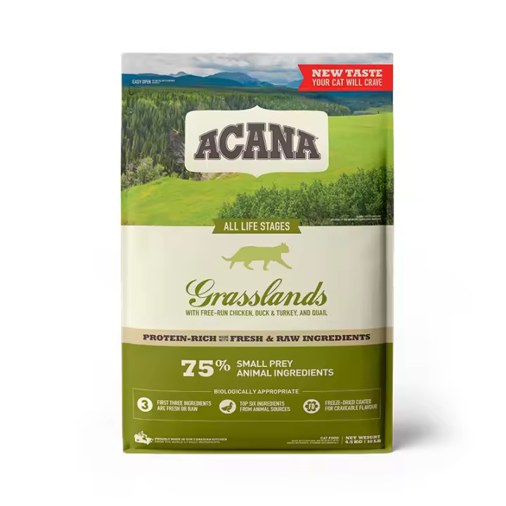 Acana Gato Grasslands - Pienso para Gatos con Carne Fresca y Proteína - 1