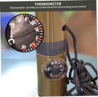 Kit de Supervivencia para Acampar de Silbato de Emergencia 7 en 1 con Silbato de Silbato de Caza - details 1