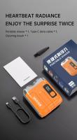 Afeitadora Eléctrica Portátil Para Hombres MINI Viaje Cabeza Magnética Flotante Doble Afeitadora De Barba Recargable Cuchilla Rotatoria Rasador Eléctrico - details 12