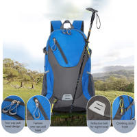 Mochila De Viaje Grande 40L De Poliéster Para Hombres Y Mujeres Con Cinta Reflejante Para Senderismo Y Viajes Color Variado Tamaño 30x19x51cm - details 5