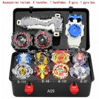Nuevo Takara Tomy Beyblade Burst Metal Fusion Juego De Lanzador De Metal Y Grips Paquete De Juguetes Para Combate - details 10