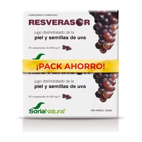 PACK 2-RESVERASOR 60 comprimidos 600mg - 1