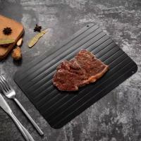 Placa De Descongelación Rápida De Aleación De Aluminio Para Alimentos Frutas Carne Herramienta De Cocina Thaw Master Rectangular - details 12