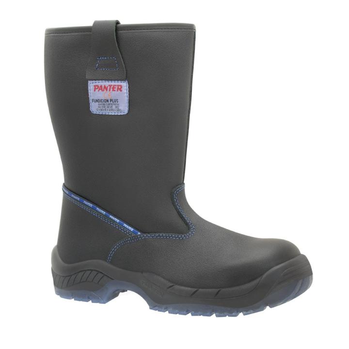 Panter Bota Fundicion Plus S3 Negro Pu/Tpu Nº45 - Protección S3 - Material Resistente - Talla 45